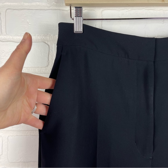 ❌SOLD ❌Aritzia Wilfred  high-rise wide-leg pants black Alanya trouser crepe Pant - Picture 7 of 13